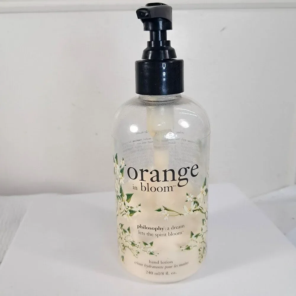 Philosophy Orange in Bloom Hand lotion pump moisturizer USED READ‎